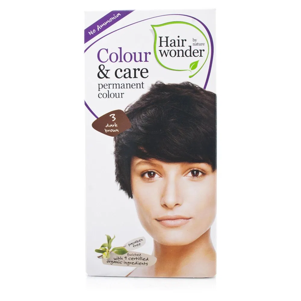 Краска для волос «Colour and Care 3 Dark Brown» от Hennaplus Hairwonder Hennaplus — фото 2