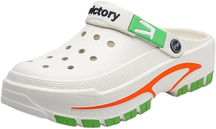 

Мужские сандалии с EVA подошвой с быстрой сушкой для дома и улицы, Дышащие, для пляжа, бассейна и повседневной носки, Легкие и противоскользящие Clolinde, белый