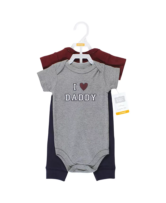 Детский комплект для мальчиков Hudson: боди и штанишки из хлопка Hudson Baby, синий — фото 2