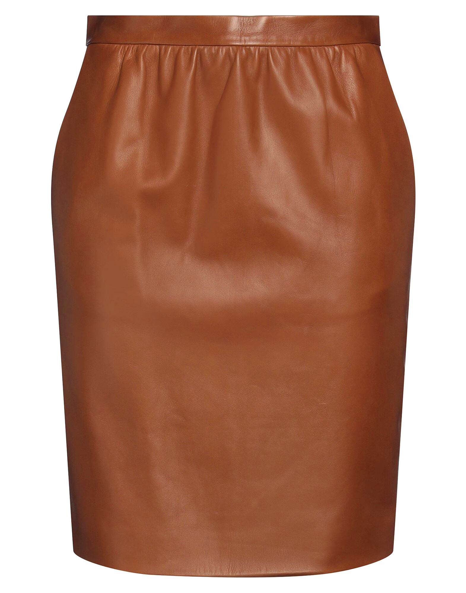 

Мини-юбка Saint Laurent, коричневый