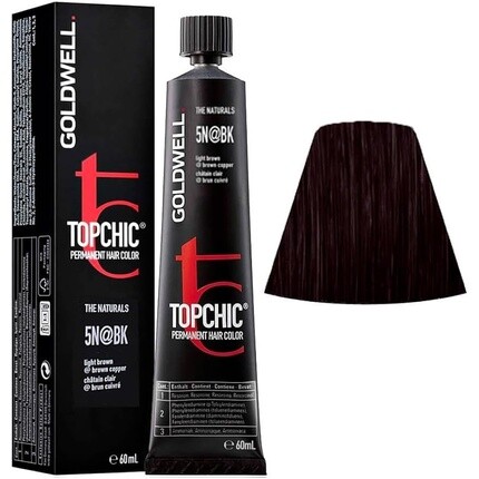 

5N@BK Светло-коричневый коричневый медный Topchic The Naturals tb 60мл Goldwell