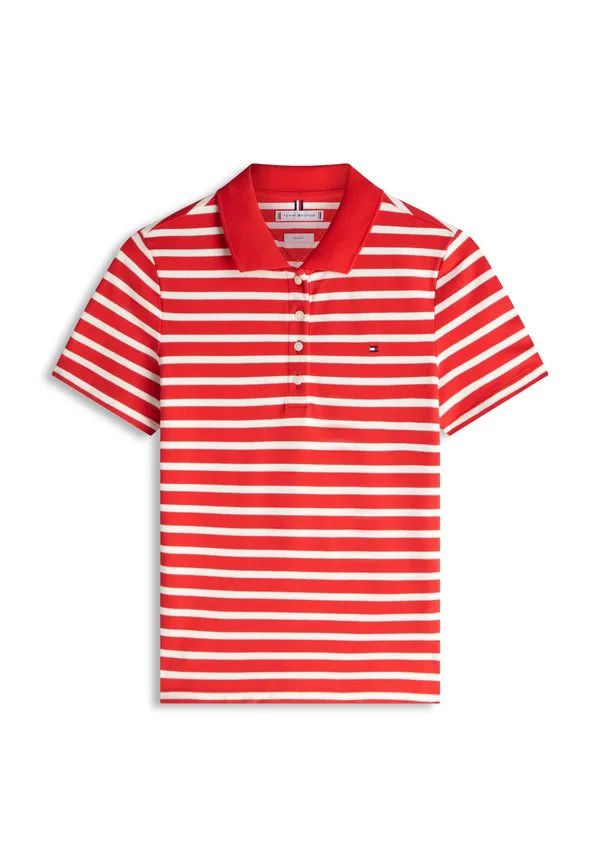 Поло-Рубашка из пике приталенного кроя 1985 года. Tommy Hilfiger, Fireworks/Calico — фото 4