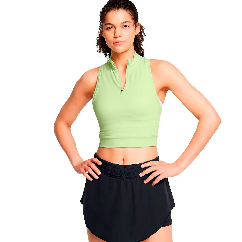 

Футболка Under Armour Run Anywhere Crop, зеленый
