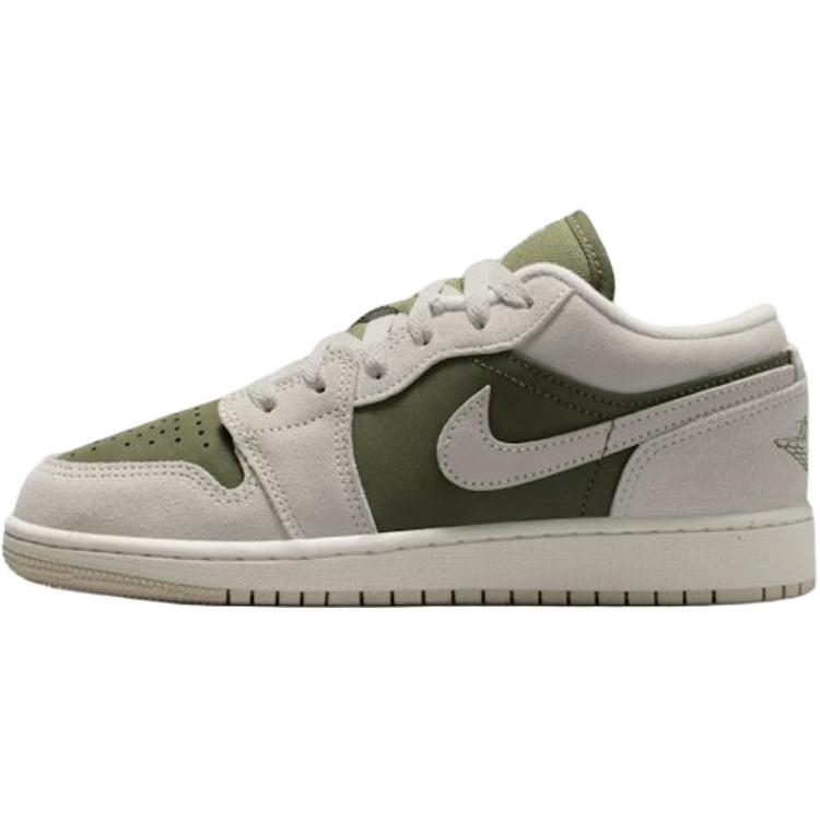

Jordan Air 1 Low top детские баскетбольные кроссовки Gray Green Unisex