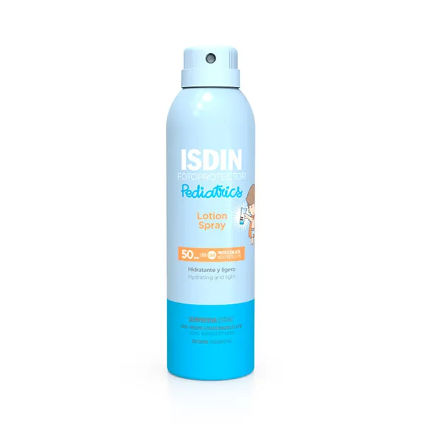 

Детский солнцезащитный лосьон для тела Pediatrics Lotion Spray 50+ Isdin, 250 ml