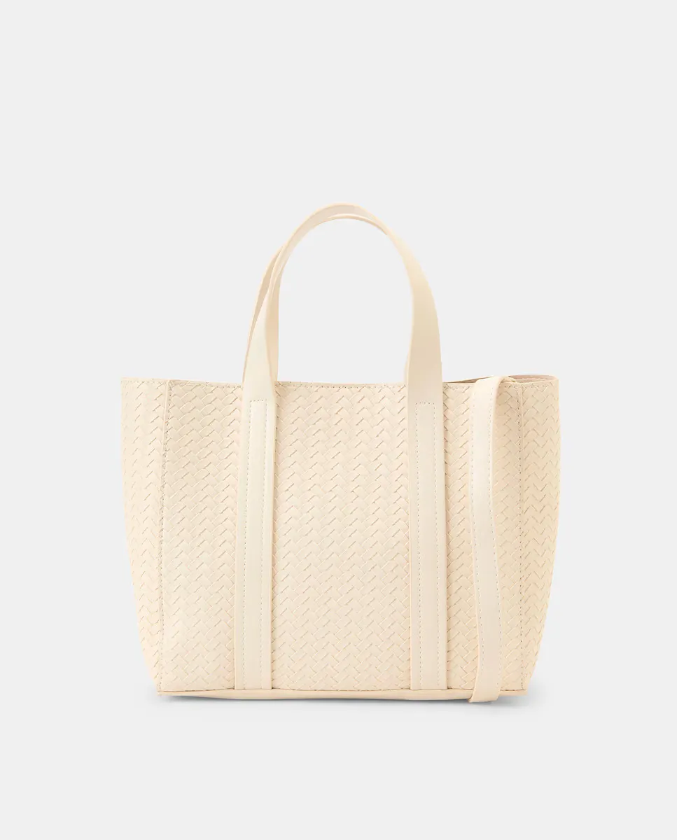 

Плетеная мини-сумка для шоппера Easy Wear, цвет 120 Crudo