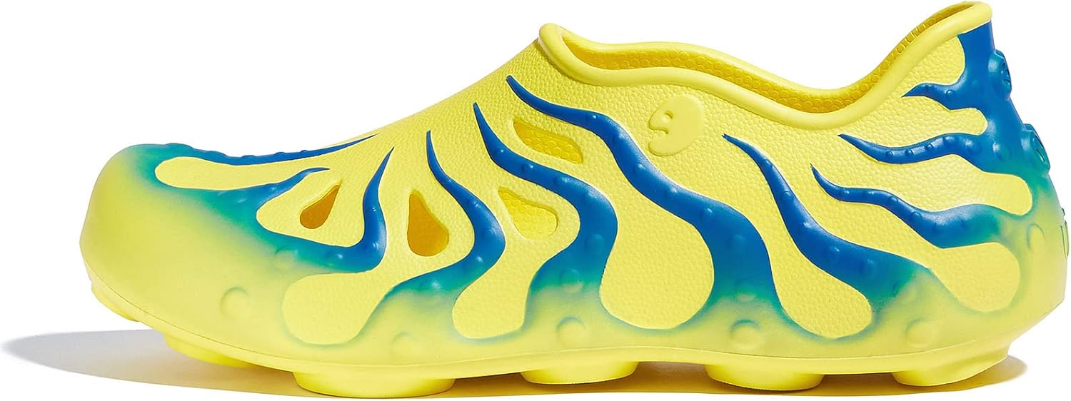 

Мужские садовые сабо UIN, слипоны, пляжные тапочки-сандалии с осьминогом, черный/желтый