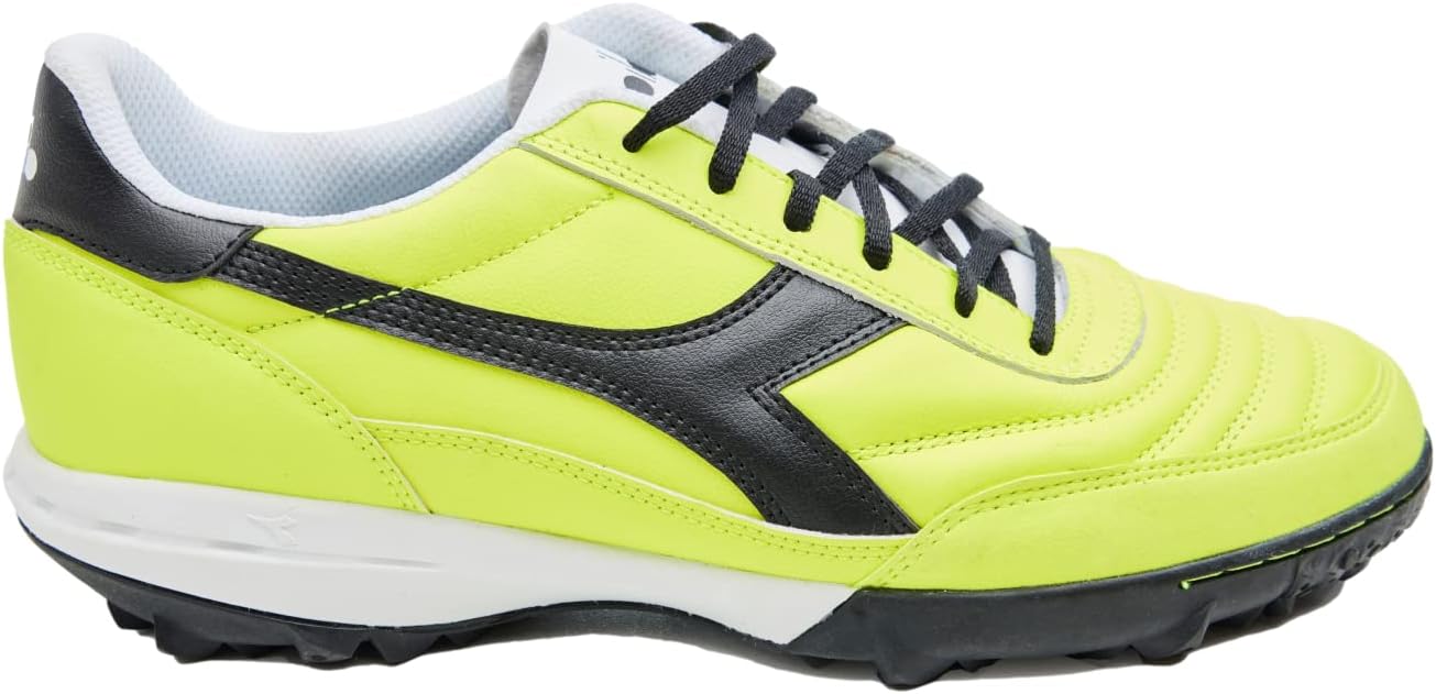 

Футбольные бутсы Diadora Calcetto LT для игры на искусственном газоне - натуральная кожа, улучшенная амортизация, резина с повышенной износостойкостью, искусственный газон, оптимальное сцепление и стабильность, черный/желтый