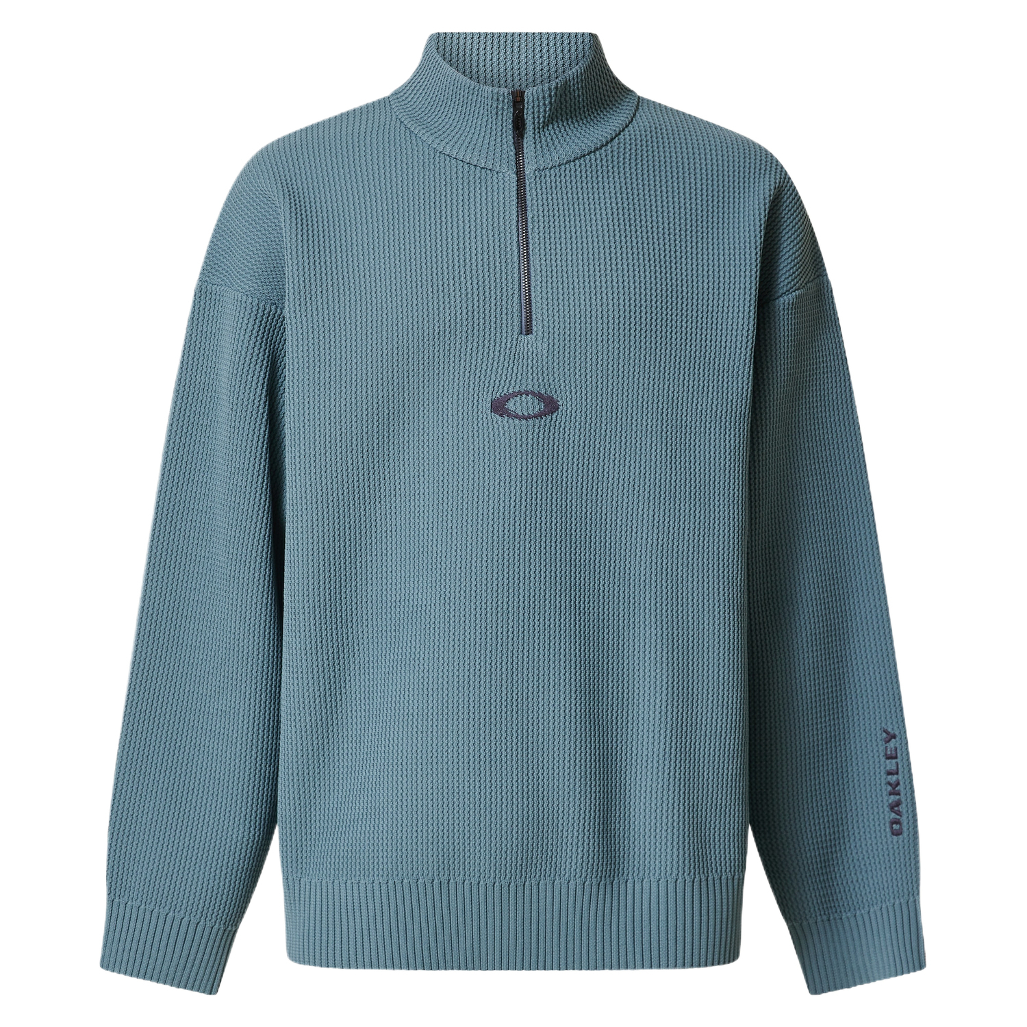 

Oakley Мужские винтажные джинсовые свитера синего цвета с воротником-стойкой средней жесткости