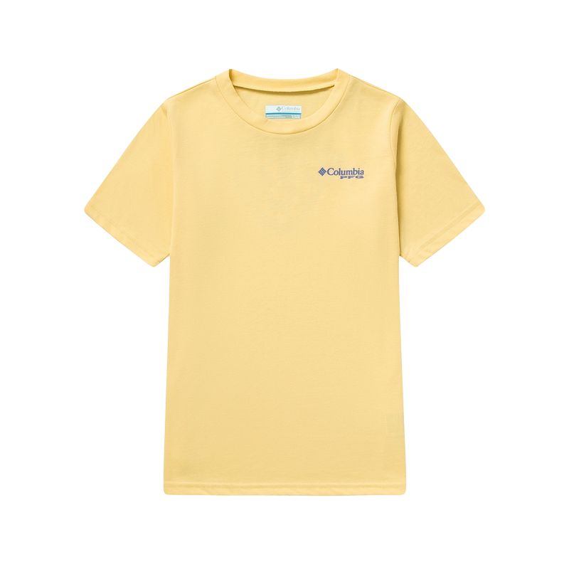 

Columbia Футболка PFG желтая детская, Желтый, Columbia Футболка PFG желтая детская