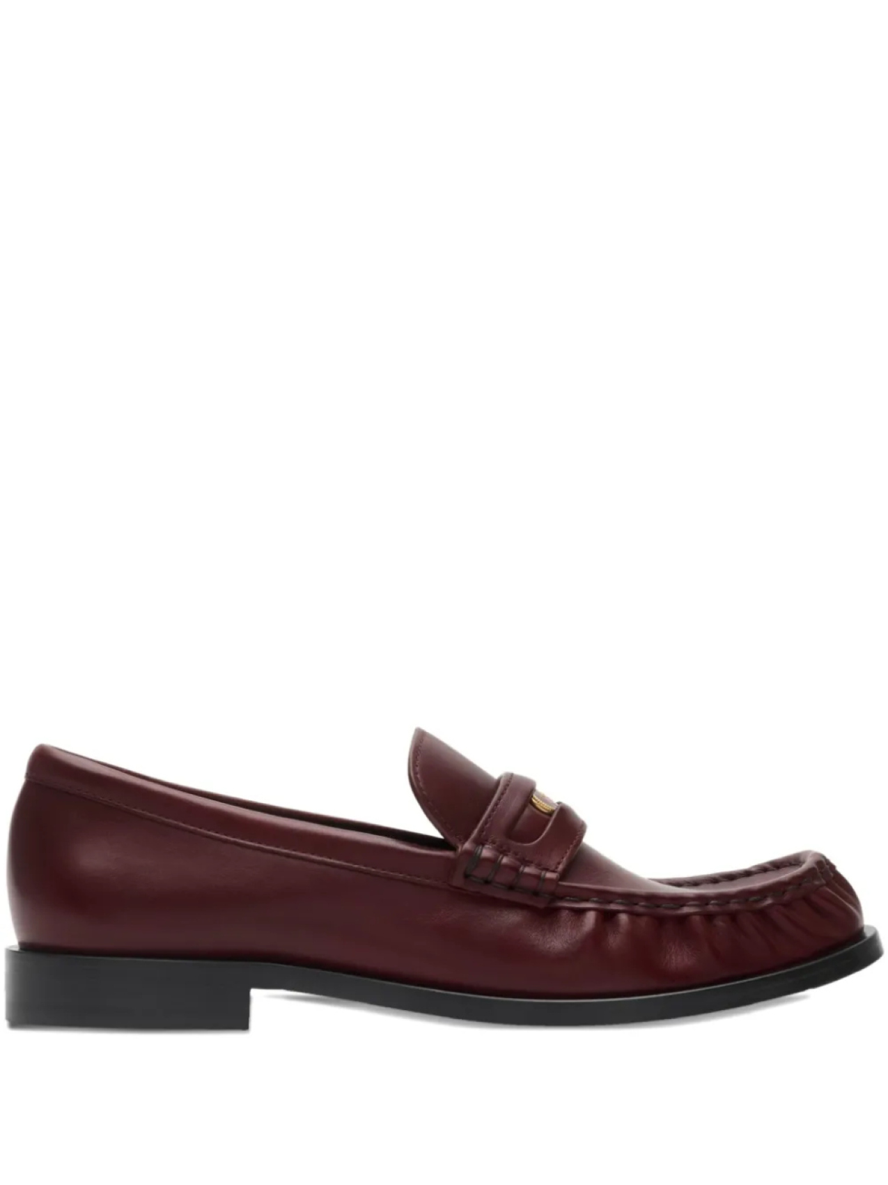 Burberry кожаные лоферы, красный