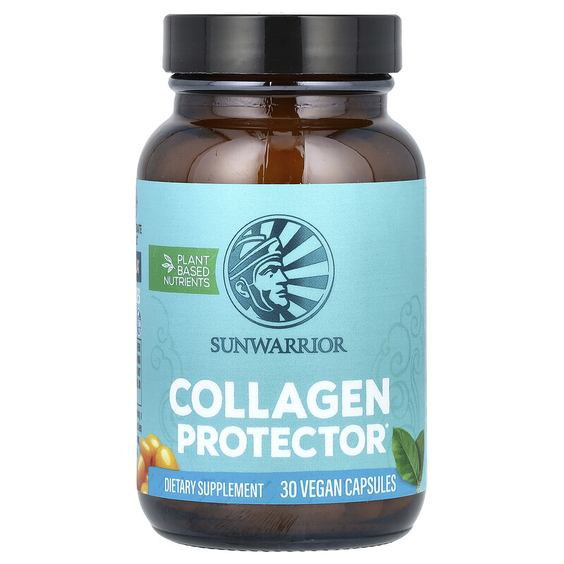 

Sunwarrior, Collagen Protector, 30 веганских капсул
