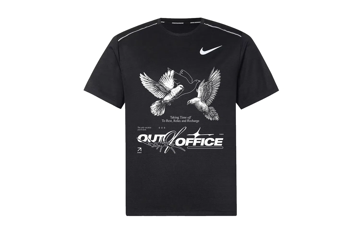 Футболка Nike Sport Life Collection White Dove Black