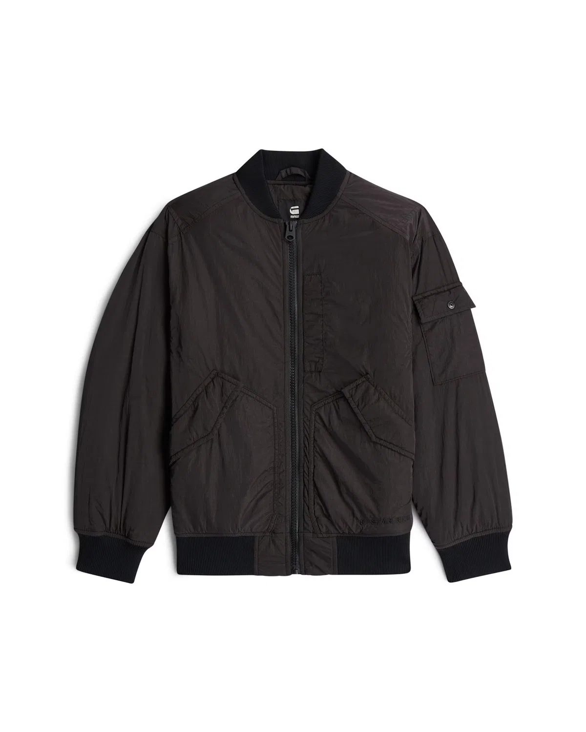 Куртка-бомбер G-Star Between-Season Jacket Boys Bomber Jacket черного цвета