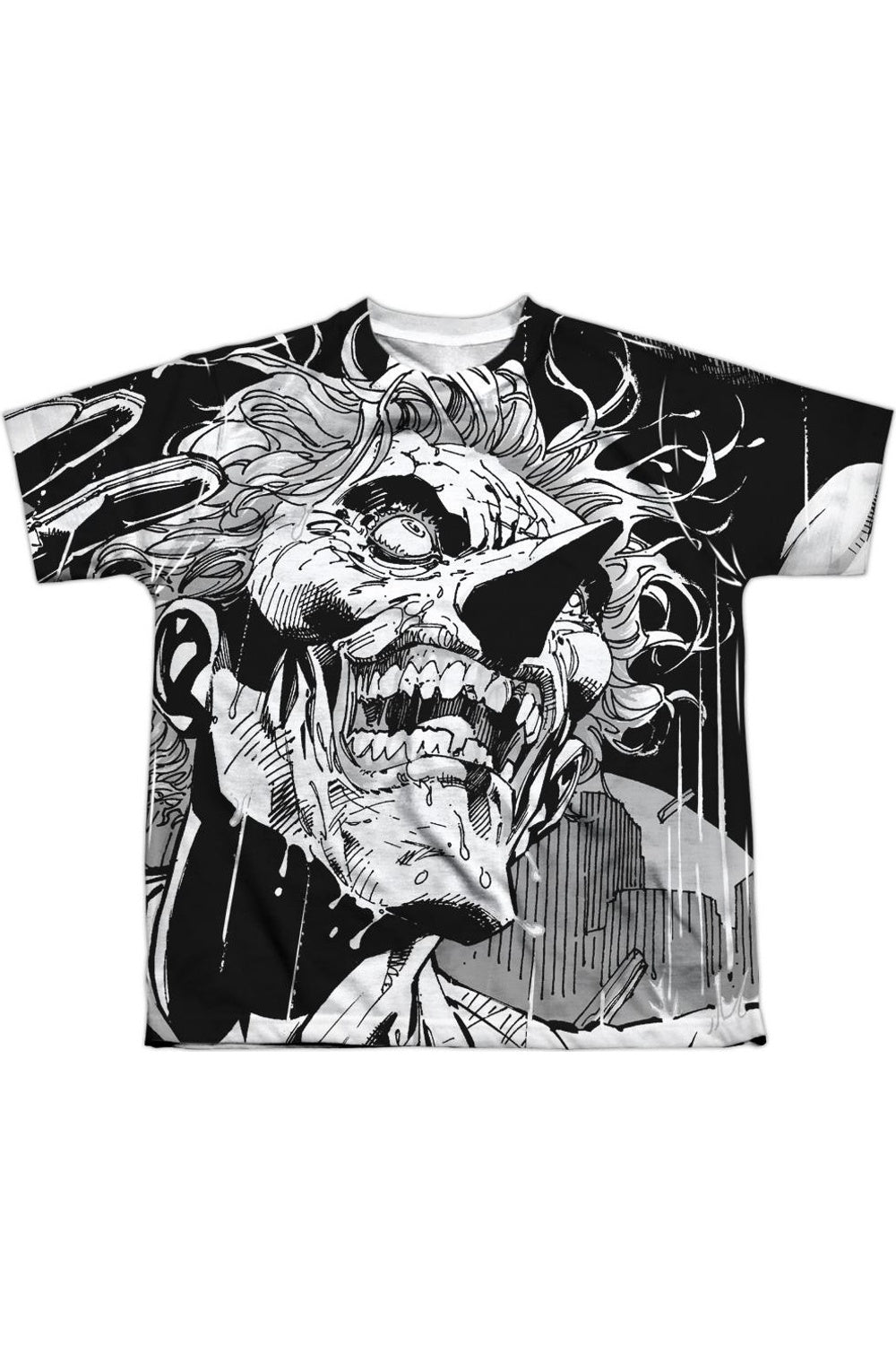 

Футболка с коротким рукавом для подростков Batman Joker Gildan, белый