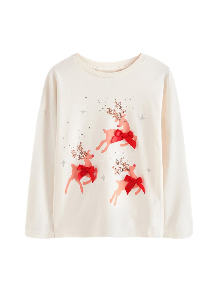 

Лонгслив Next Shirt, экрю