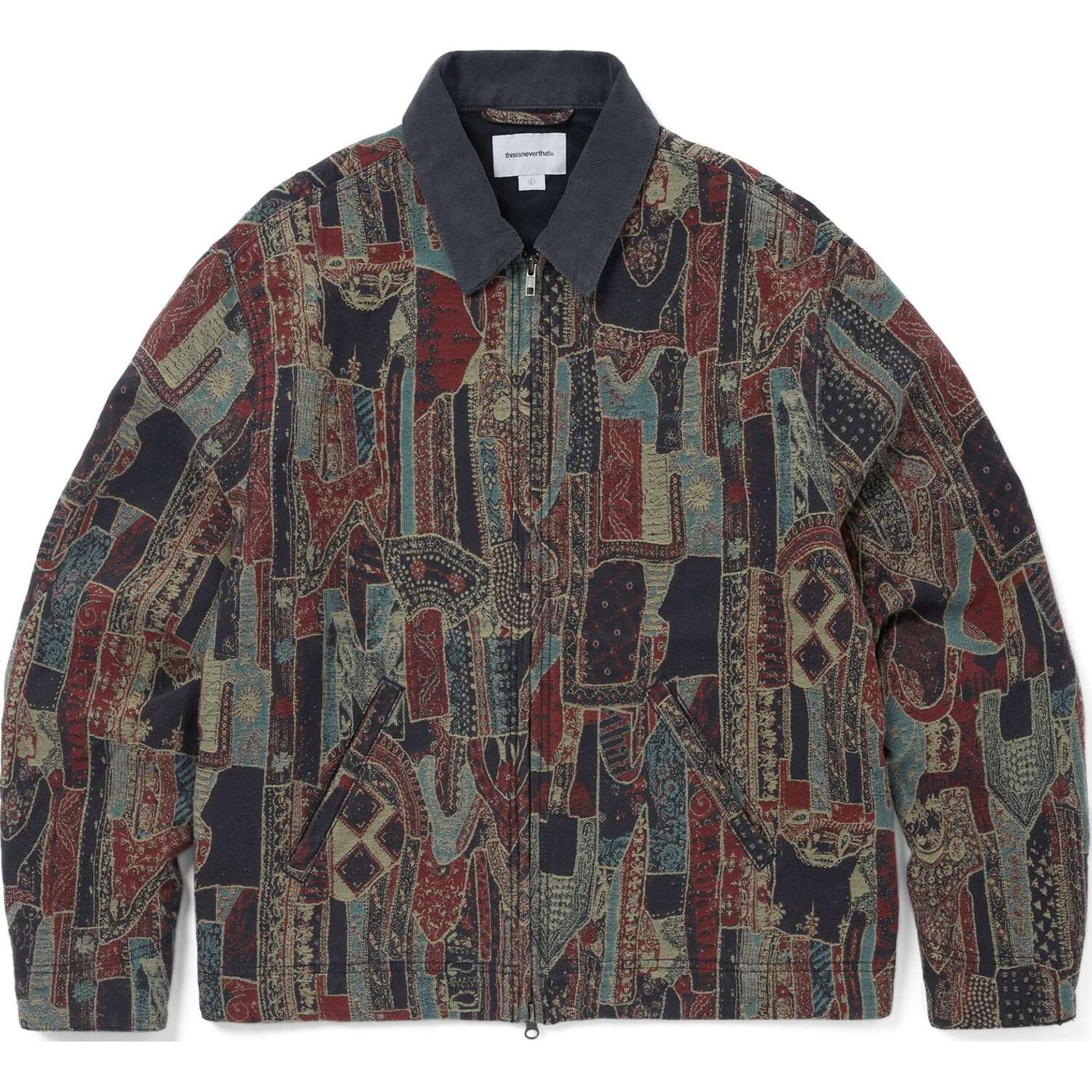 

Thisisneverthat Безумная рабочая куртка с узором пейсли, Multicolor