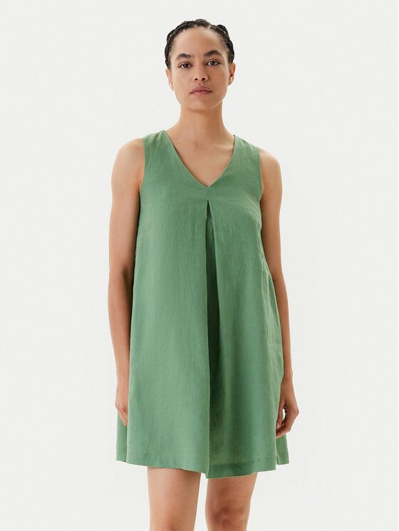 

Летнее платье свободного покроя 4AGHDV0AX United Colors Of Benetton, зеленый