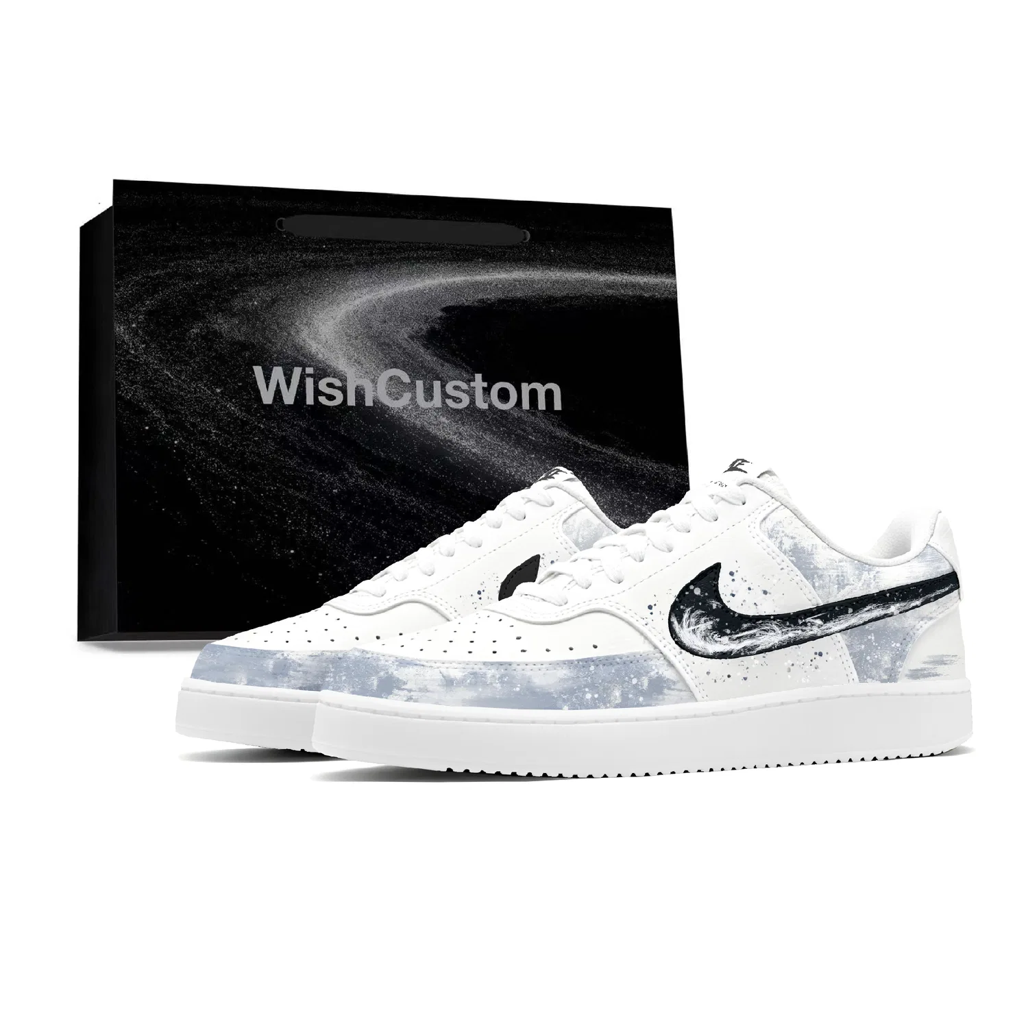 Кроссовки Nike Court Vision 1 Low White Blue