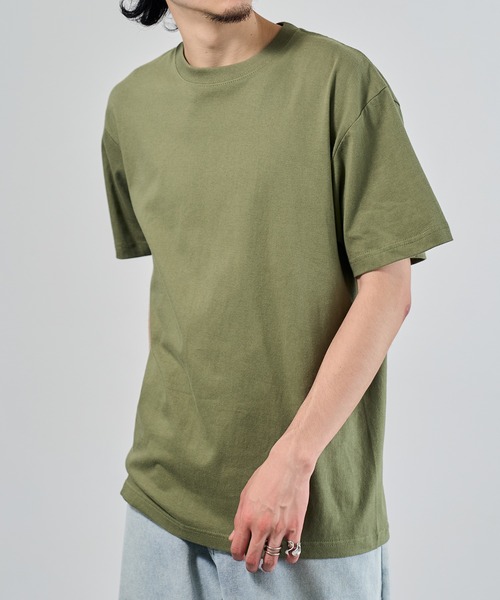 

Футболка с круглым вырезом и коротким рукавом, хлопок United Athle, оливковый