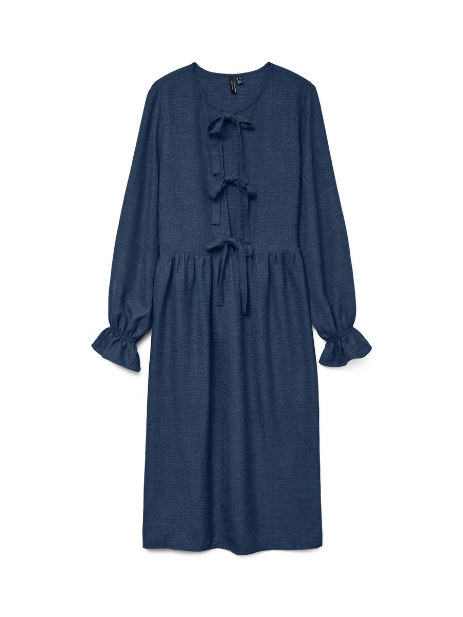 

Платье рубашка VERO MODA Shirt Dress MELANEY, синий деним