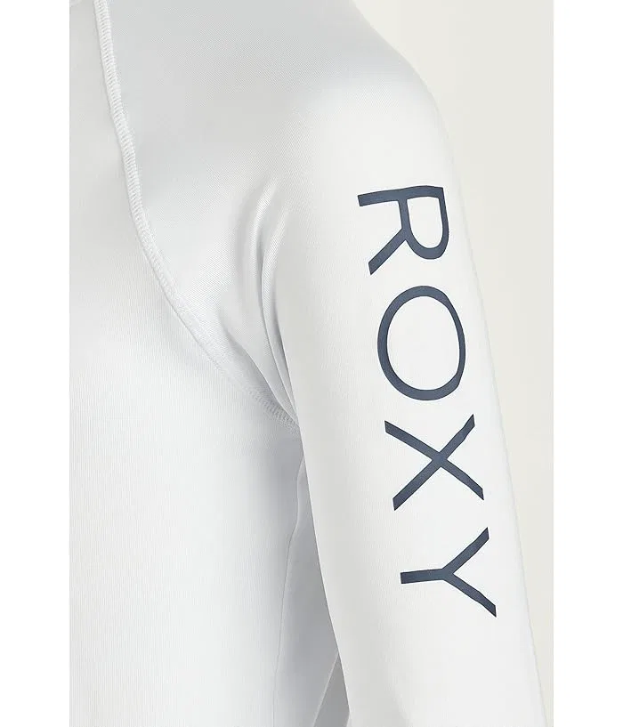 Рашгард с длинным рукавом Whole Hearted Roxy Kids, Bright White — фото 3
