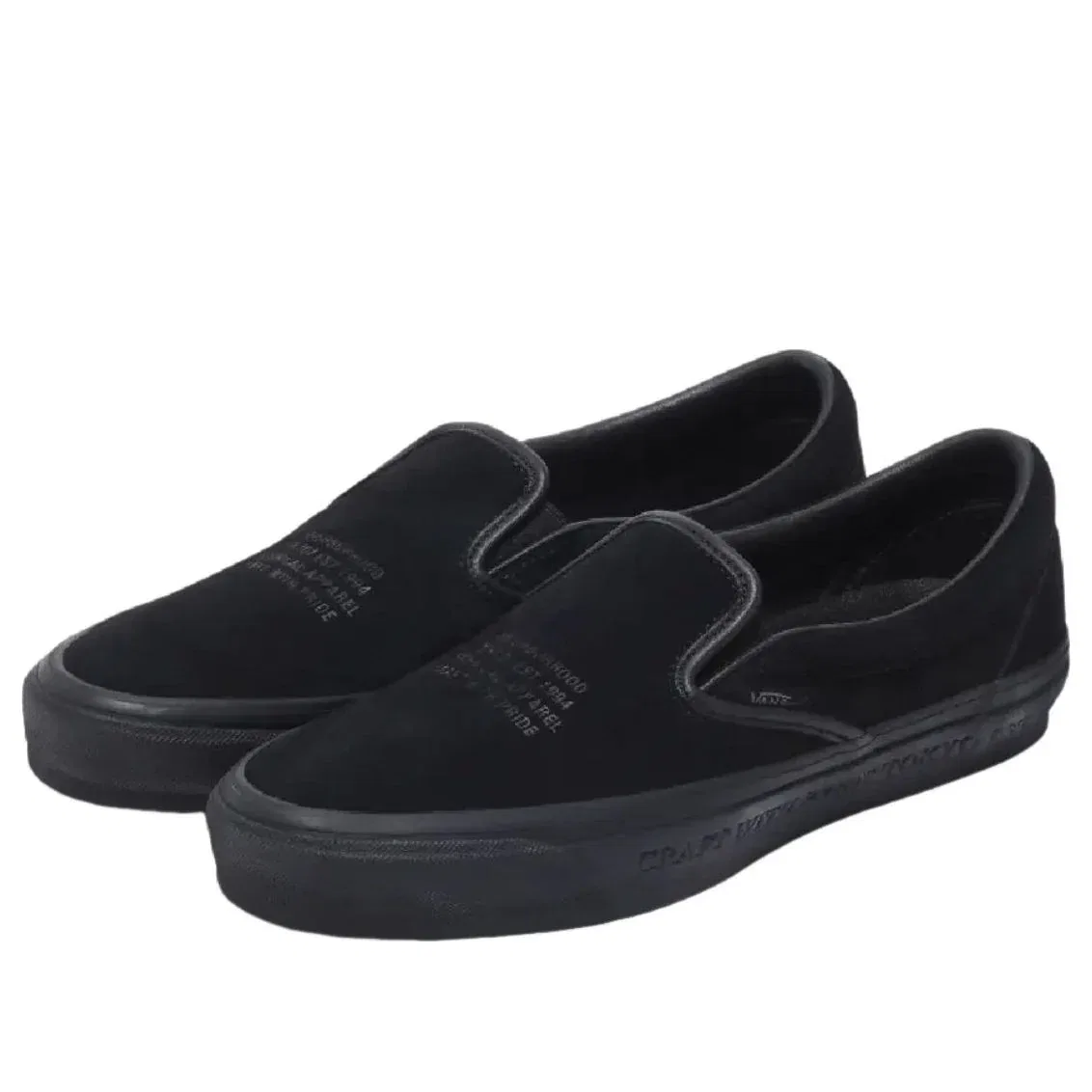 Слипоны Vans Neighborhood OTW Classic Slip-On 98 'Black' 251VFVNN-FWM01, черный — фото 2