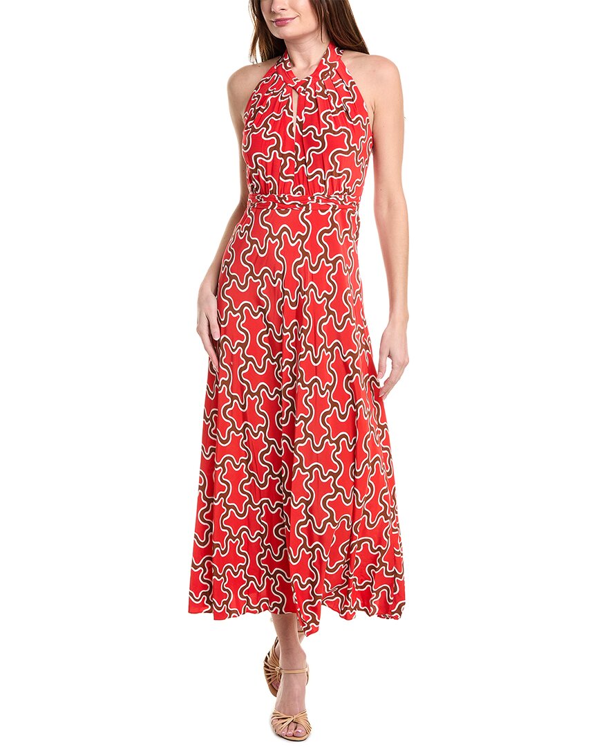 

Платье макси Diane von Furstenberg Nyck, красный