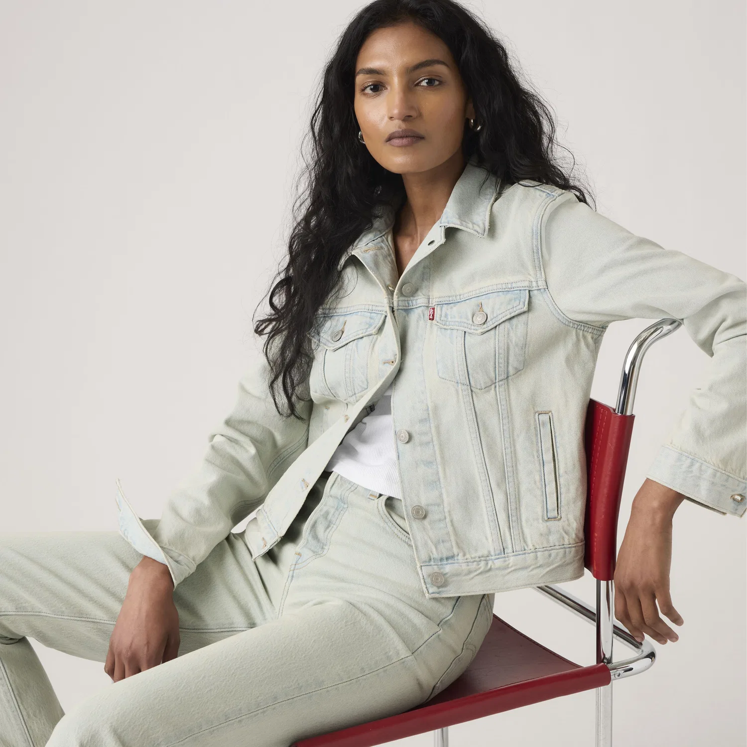 Оригинальная куртка дальнобойщика Levi's, Light Wash