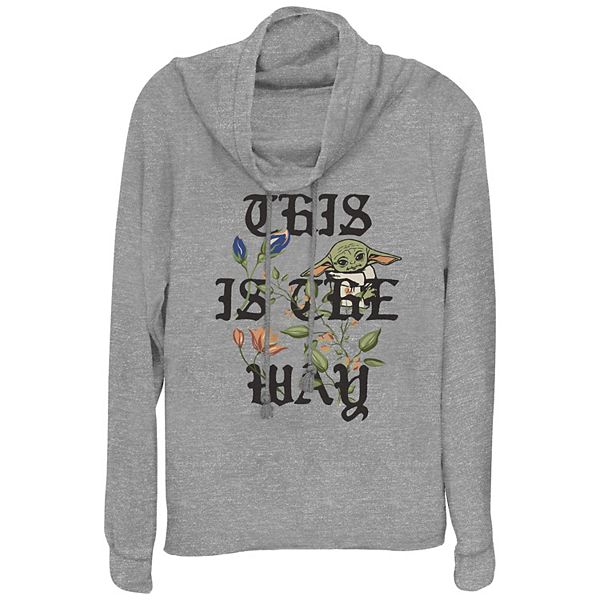 

Plus size футболка с длинным рукавом The Mandalorian Grogu This is the Way с цветочным принтом Star Wars