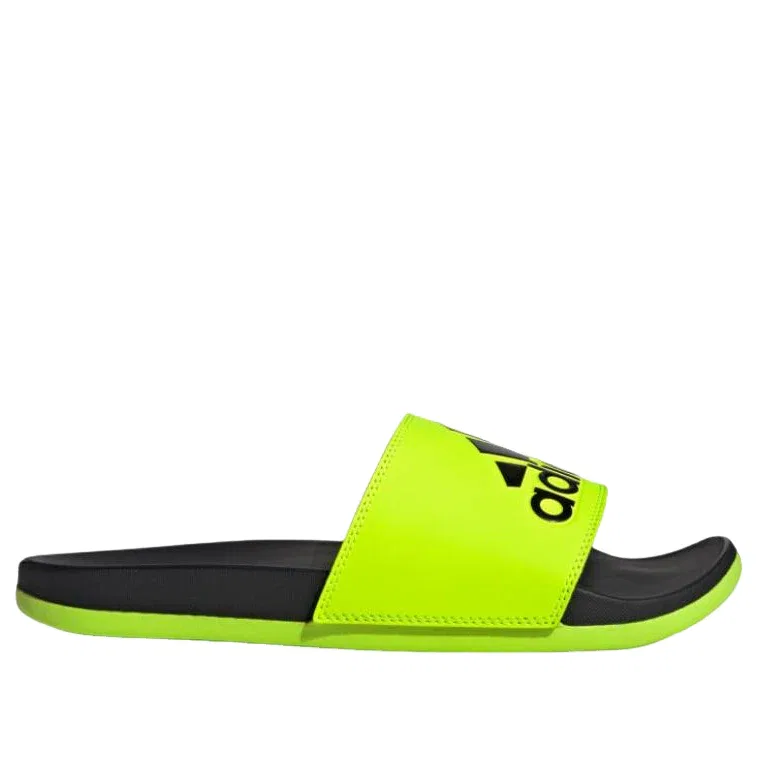 Шлепанцы Adidas Adileete Comfort Slides 'Green' JI2262, зеленый — фото 2