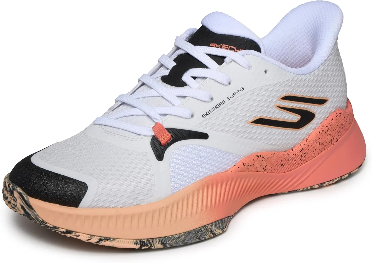 Кроссовки для тенниса Skechers, White/Coral