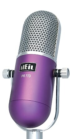 

Динамический микрофон Heil PR77D – Purple Deco Series Dynamic Microphone with PR40 Element