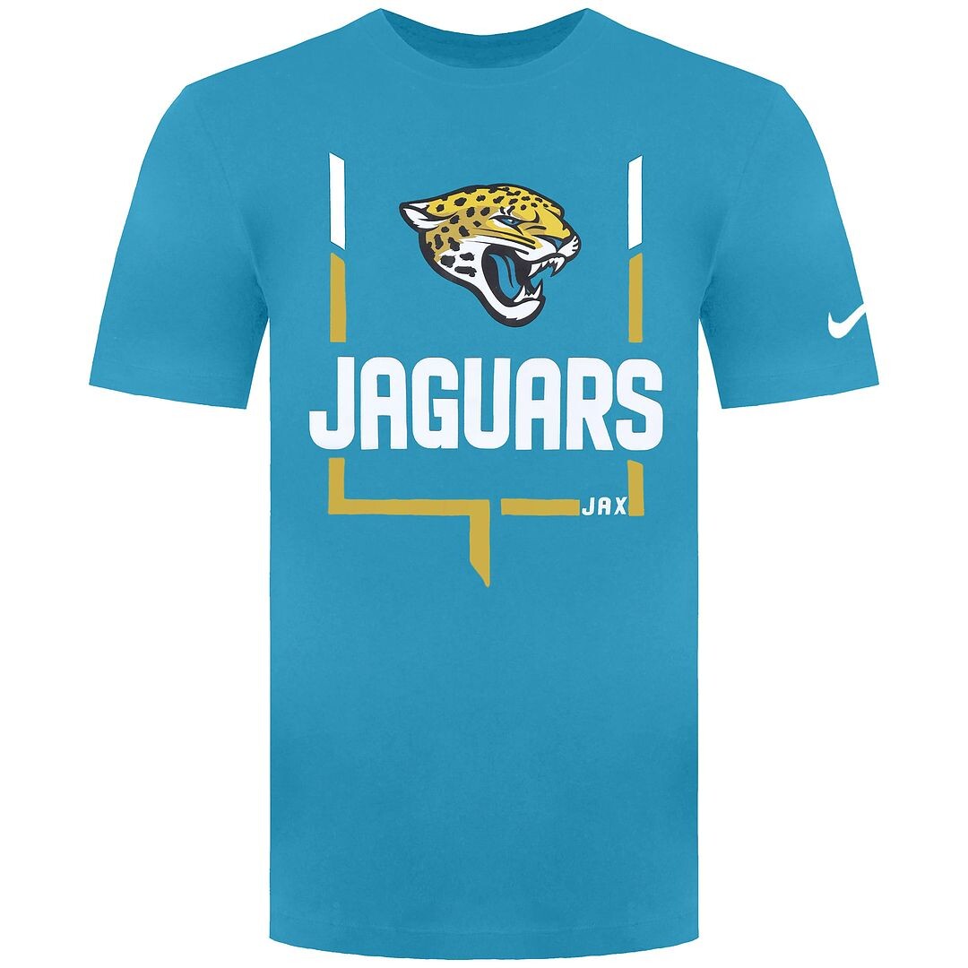 

Футболка nfl jacksonville jaguars legend на стойке ворот Nike, синий