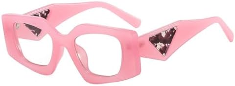 

Популярные модные солнцезащитные очки Polygon 2027 года для женщин, ретро-очки с желейными линзами, защита от УФ-излучения UV400, прозрачная оправа для мужчин MTZJH, Pink Clear