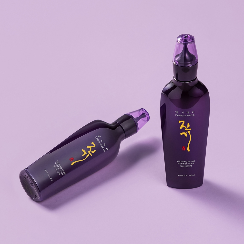 Jin gi vitalizing scalp nutrition pack укрепляющая и восстанавливающая сыворотка для волос против выпадения волос Daeng Gi Meo Ri, 145 мл — фото 3