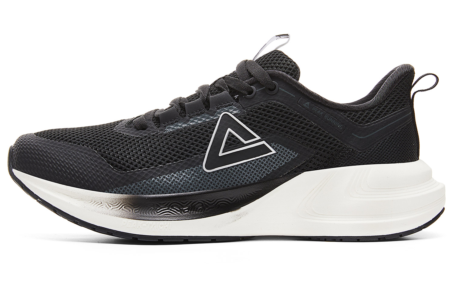 

PEAK Кроссовки для бега с низким верхом, амортизирующие, износостойкие, дышащие, нескользящие, черные, цвета слоновой кости