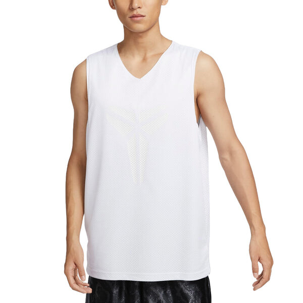 Майки kobe dri fit standard issue двусторонняя баскетбольная майка азиатские размеры Nike, белый — фото 3