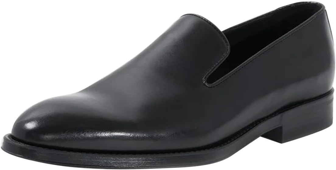 

Мужские классические лоферы FSJ, туфли без шнуровки из гладкой кожи, удобные повседневные и модели для свадьбы, церкви, офиса, выпускного, дышащие лоферы, размеры 4-16 US, черный