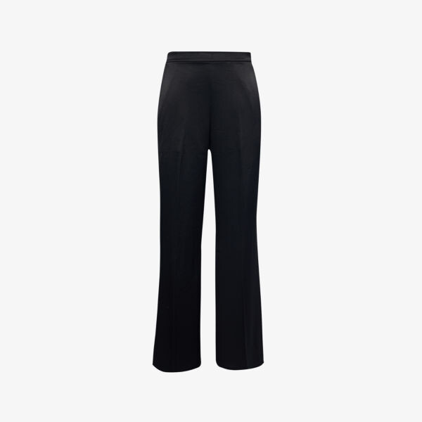 

Широкие атласные брюки-смокинг Polo Ralph Lauren, черный