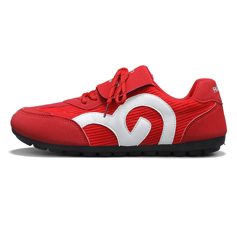 

Grumpy ram Немецкие армейские трейнеры Racing Shoes дышащие и легкие низкие повседневные кроссовки мужские красные, цвет Red