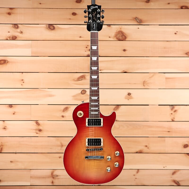 Электрогитара Gibson Les Paul Standard 60s Faded - Vintage Cherry Sunburst - 201730503 - PLEK'd — фото 4