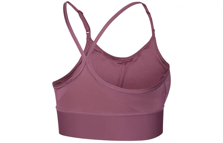 Nike Женское спортивное белье Dri Fit светло-бордового цвета — фото 4