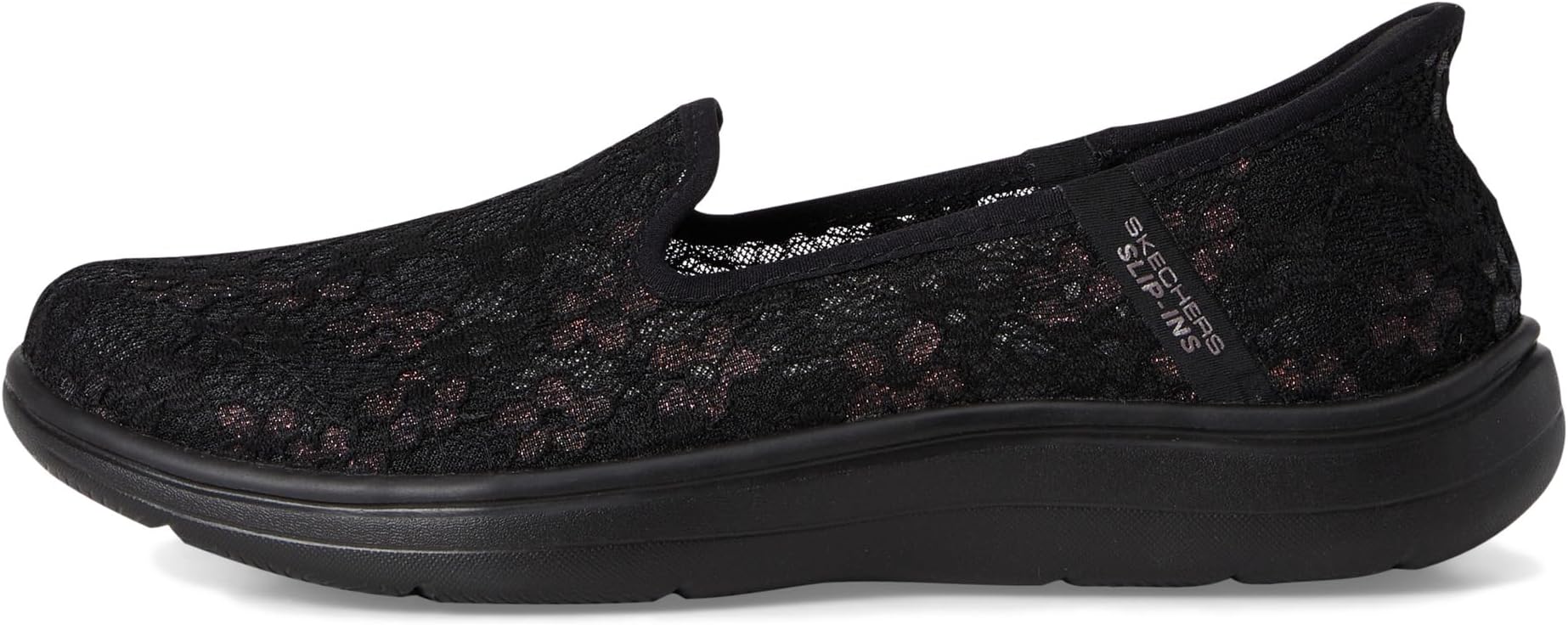 Балетки SKECHERS Performance On-the-go Flex Radiant Hands Free Slip-ins - Blossoms, черный — фото 4