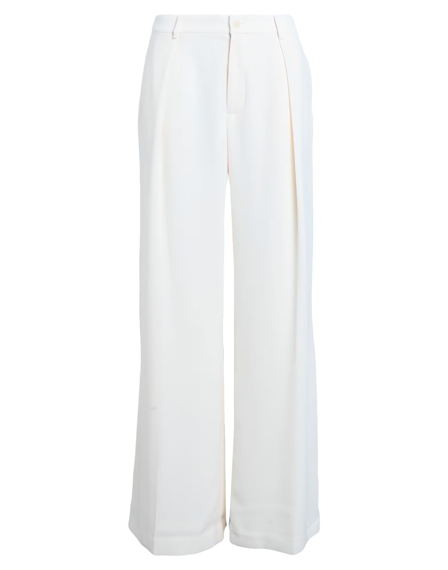 

Брюки Double-Face Georgette Wide-Leg Pant Ralph Lauren, кремовый