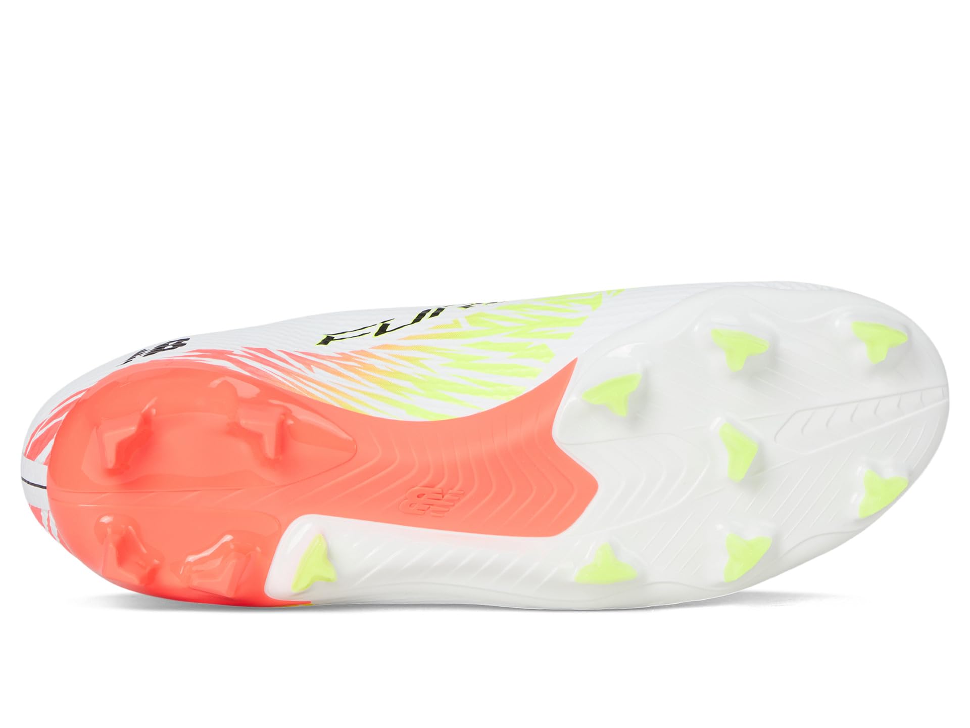 Кроссовки Unisex New Balance Furon Team FG V8, цвет White/Energy Red/Hi-Lite — фото 3