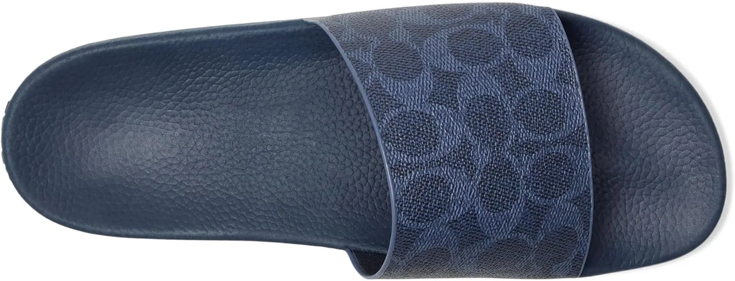 Сандалии с ремешком Coach, джинсовый — фото 2