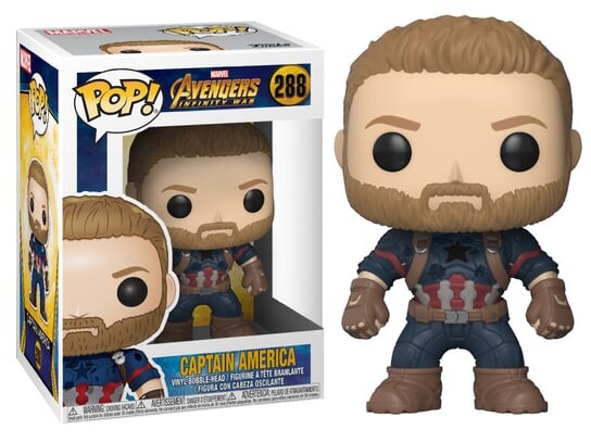 

Funko POP! Марвел, коллекционная фигурка, Мстители: Война бесконечности, Капитан Америка