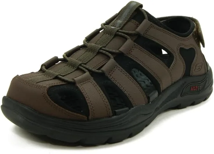 Мужские сандалии SKECHERS, коричневый
