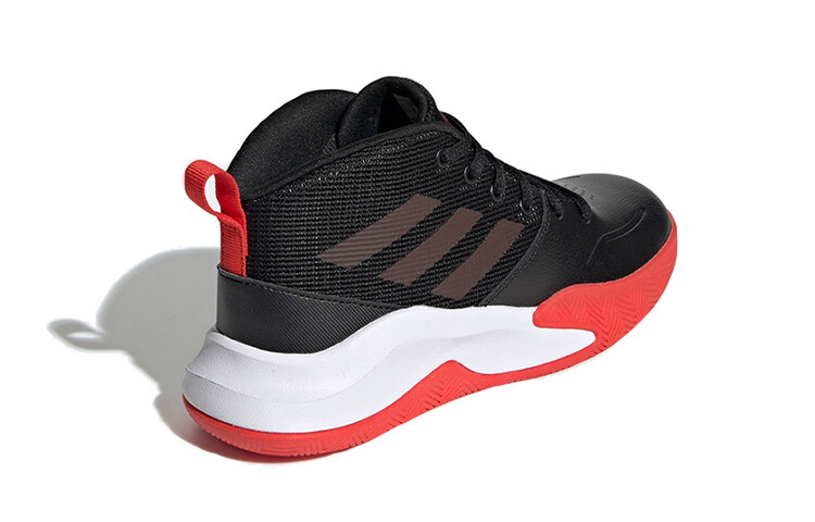 Баскетбольные кроссовки OwnTheGame Kids, средние, черные/красные Adidas — фото 3